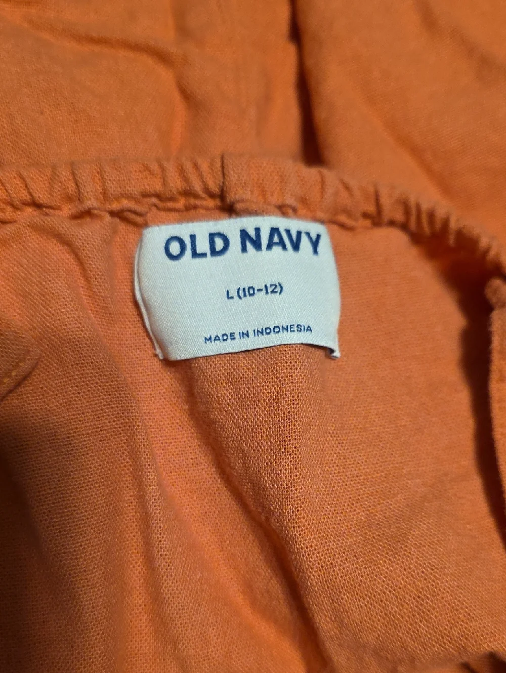 Old Navy Girls Coral Sleeveless Romper - L(10-12)